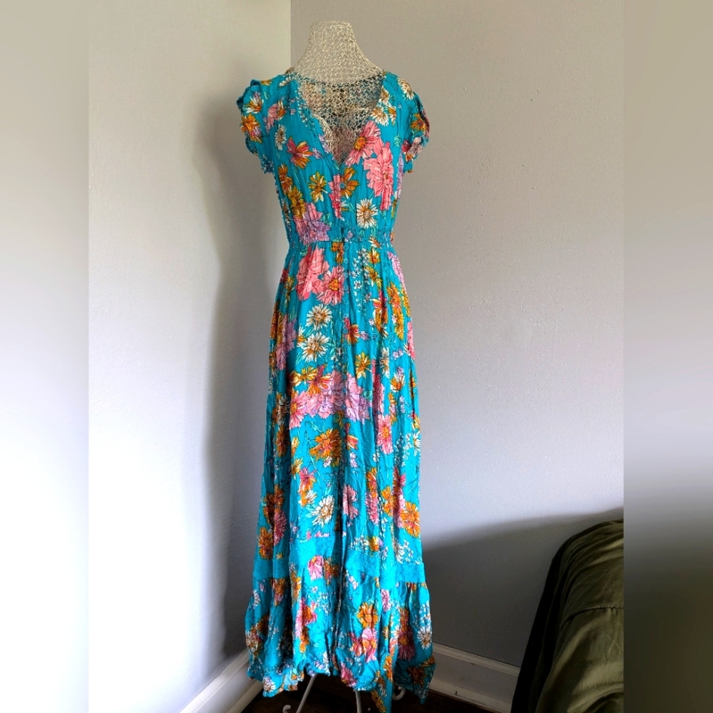 JAASE Carmen Maxi Button Down Dress
